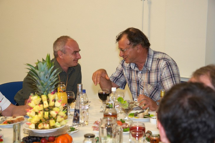 Banquet. G.A.Chechkin and S.Yu.Dobrokhotov
