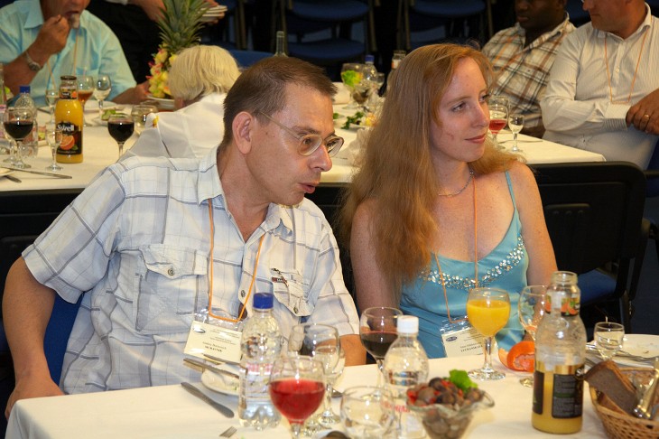 Banquet. A.B.Muravnik and A.M.Luchanskaya